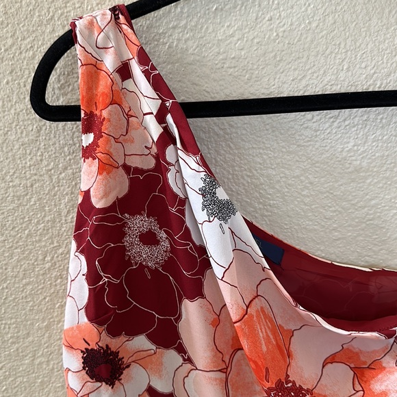 NEW Rachel Rachel Roy Vixen Floral Rita One Shoulder Tiered Ruffle Dress Size 6 - Picture 4 of 12